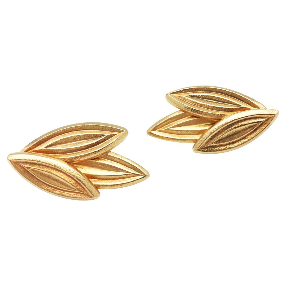 Boucles d'oreilles Clips LALAOUNIS en or jaune - Castafiore