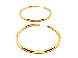 Boucles d'oreilles Créoles en or jaune - Castafiore