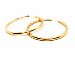 Boucles d'oreilles Créoles en or jaune - Castafiore