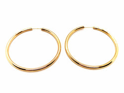 Boucles d'oreilles Créoles en or jaune - Castafiore