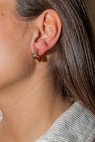 Boucles d'oreilles Créoles Or jaune Diamant - Castafiore