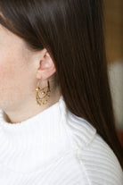 Boucles d'oreilles créoles Savoyardes en or - Castafiore
