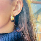 Boucles d'oreilles de la Maison Chaumet sur or jaune - Castafiore