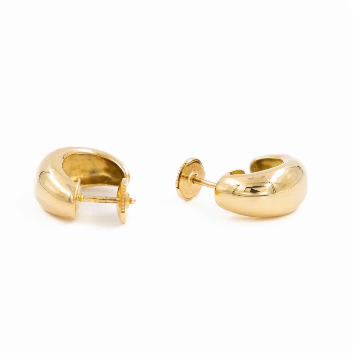 Boucles d'oreilles Demi-créoles en or jaune - Castafiore