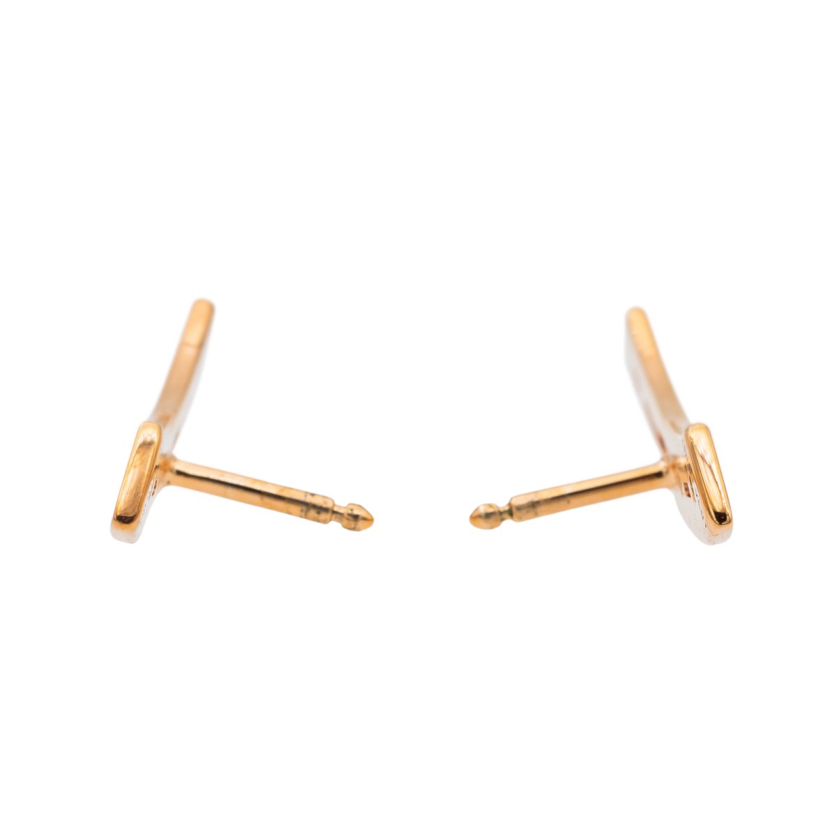 Boucles d'oreilles DINH VAN Pulse en or rose et diamants - Castafiore