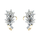 Boucles d'oreilles, "Edelweiss", en or jaune, platine et diamants - Castafiore