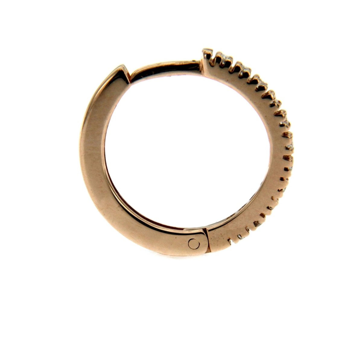 Boucles d'oreilles en or avec diamants - Castafiore