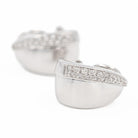 Boucles d'oreilles en or blanc et diamants - Castafiore