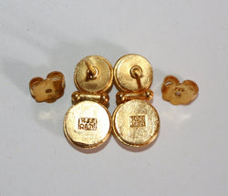 Boucles d'Oreilles En Or Grec 22 Carats