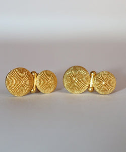 Boucles d'Oreilles En Or Grec 22 Carats - Castafiore