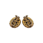 Boucles d'oreilles en or jaune et citrine - Castafiore