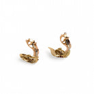 Boucles d'oreilles "Feuillage" VAN CLEEF & ARPELS en or jaune, rubis et diamants - Castafiore