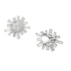 Boucles d'oreilles "Flocons" en platine et diamants - Castafiore