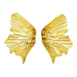 Boucles d'oreilles Lalaounis "Ailes" en or jaune - Castafiore