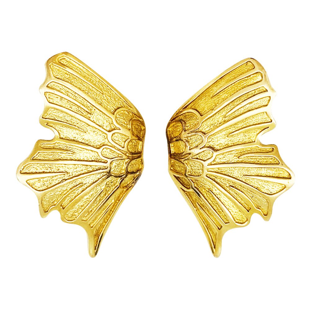 Boucles d'oreilles Lalaounis "Ailes" en or jaune - Castafiore