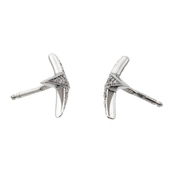 Boucles d'oreilles MAUBOUSSIN en or blanc et diamants - Castafiore