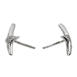 Boucles d'oreilles MAUBOUSSIN en or blanc et diamants - Castafiore