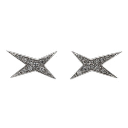 Boucles d'oreilles MAUBOUSSIN en or blanc et diamants - Castafiore