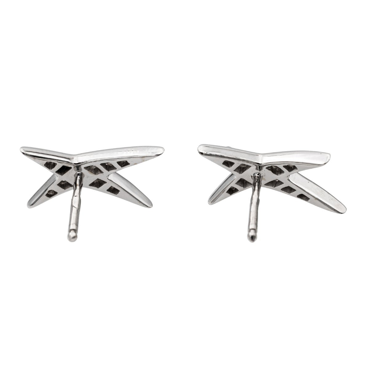 Boucles d'oreilles MAUBOUSSIN en or blanc et diamants - Castafiore