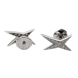 Boucles d'oreilles MAUBOUSSIN en or blanc et diamants - Castafiore