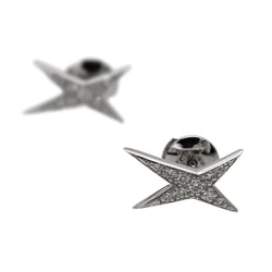 Boucles d'oreilles MAUBOUSSIN en or blanc et diamants - Castafiore