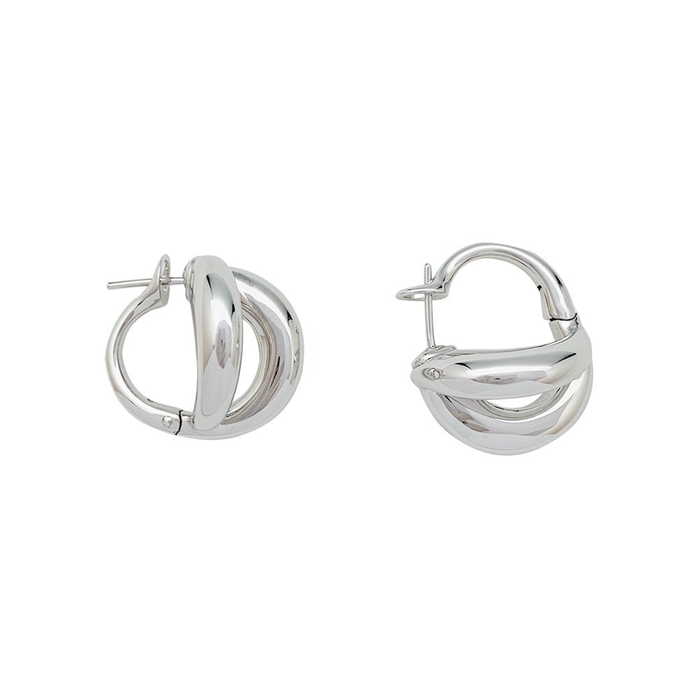 Boucles d'oreilles MAUBOUSSIN, "Twins", or blanc - Castafiore