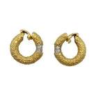 Boucles d'oreilles M.Gérard en or jaune et diamants - Castafiore