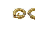 Boucles d'oreilles M.Gérard en or jaune et diamants - Castafiore