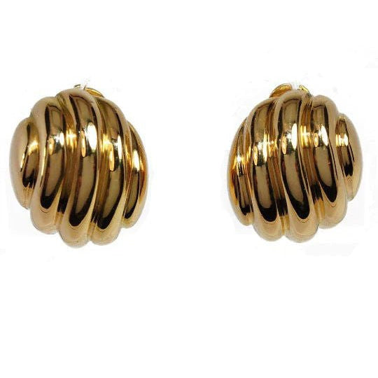 Boucles d'oreilles or jaune Cartier - Castafiore