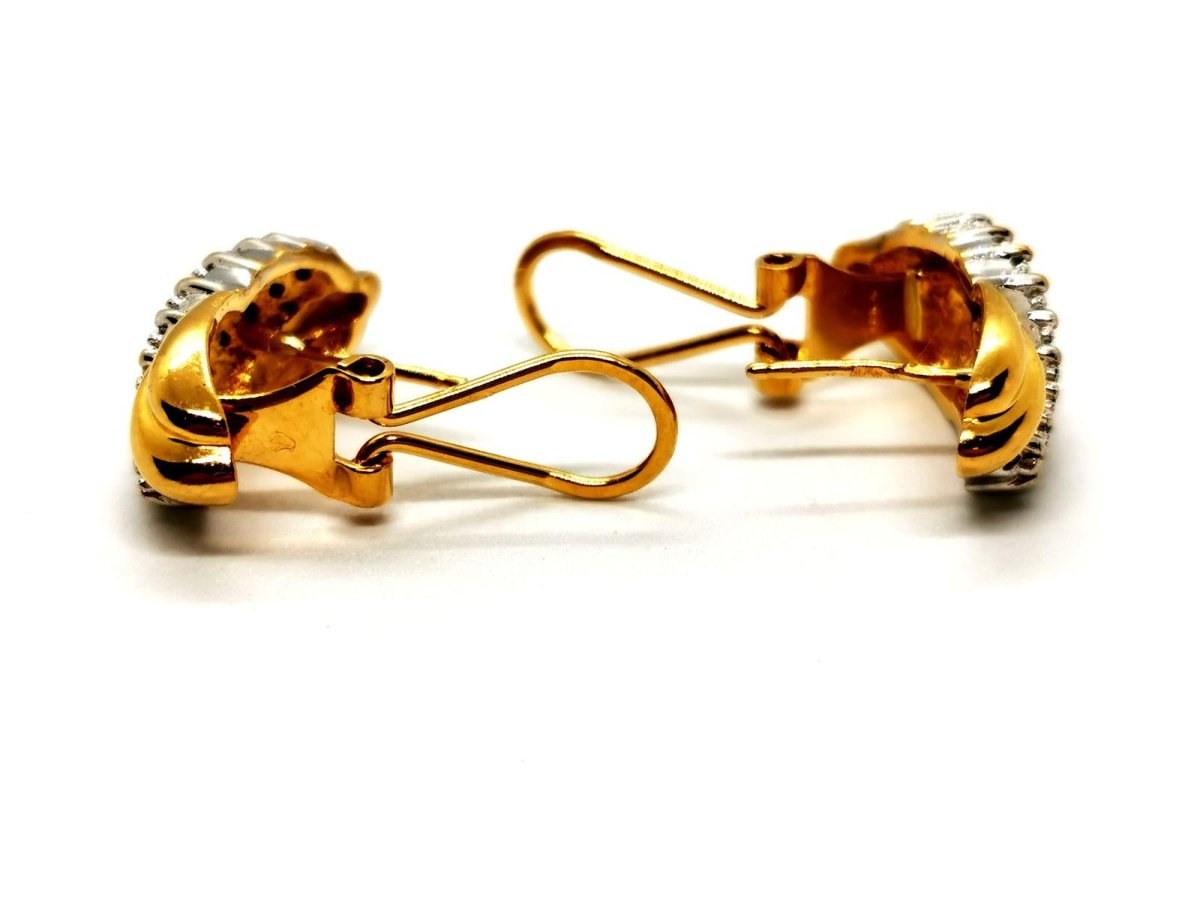 Boucles d'oreilles Or jaune Diamant - Castafiore