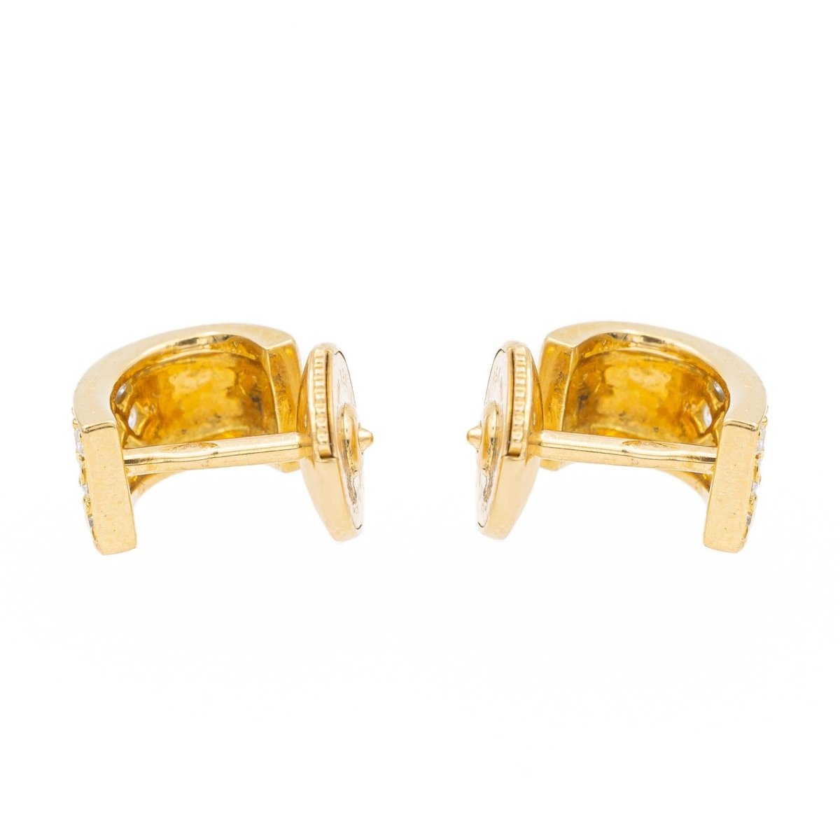 Boucles d'oreilles Or jaune Diamant - Castafiore