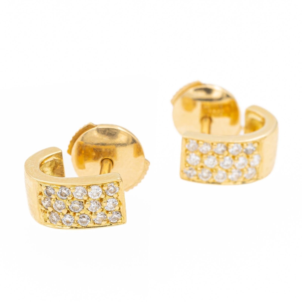 Boucles d'oreilles Or jaune Diamant - Castafiore