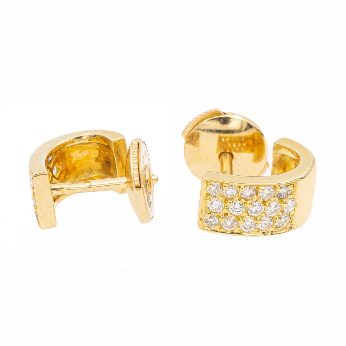 Boucles d'oreilles Or jaune Diamant - Castafiore