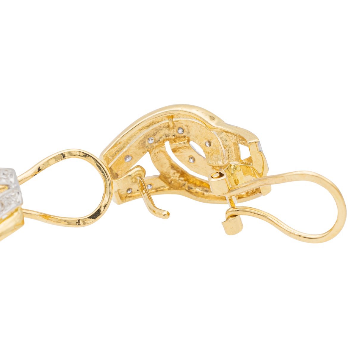 Boucles d'oreilles Or jaune Diamant - Castafiore