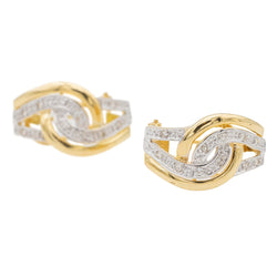 Boucles d'oreilles Or jaune Diamant - Castafiore