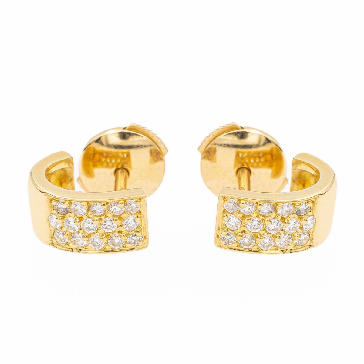 Boucles d'oreilles Or jaune Diamant - Castafiore