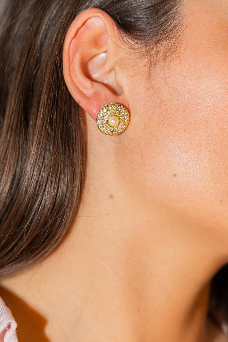 Boucles d'oreilles Or jaune Diamant - Castafiore