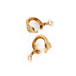Boucles d'oreilles or jaune et diamants de la Maison Boucheron modèle Serpent Bohème - Castafiore