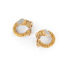 Boucles d'oreilles or jaune et diamants de la Maison Boucheron modèle Serpent Bohème - Castafiore