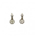 Boucles d'Oreilles - Or. Platine et Diamants - Castafiore