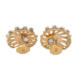 Boucles d'oreilles Or rose Diamant - Castafiore