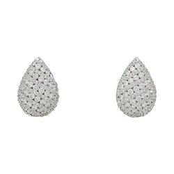 Boucles d'oreilles pavage diamants - Castafiore