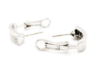 Boucles d'oreilles Pavée diamants en or blanc - Castafiore