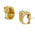 Boucles d'oreilles PIAGET "Tanagra" en or jaune et diamants - Castafiore