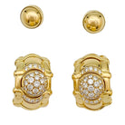 Boucles d'oreilles PIAGET "Tanagra" en or jaune et diamants - Castafiore