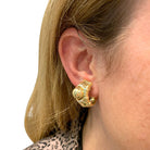 Boucles d'oreilles PIAGET "Tanagra" en or jaune et diamants - Castafiore