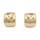 Boucles d'oreilles Poiray, or jaune, diamants bruns. - Castafiore