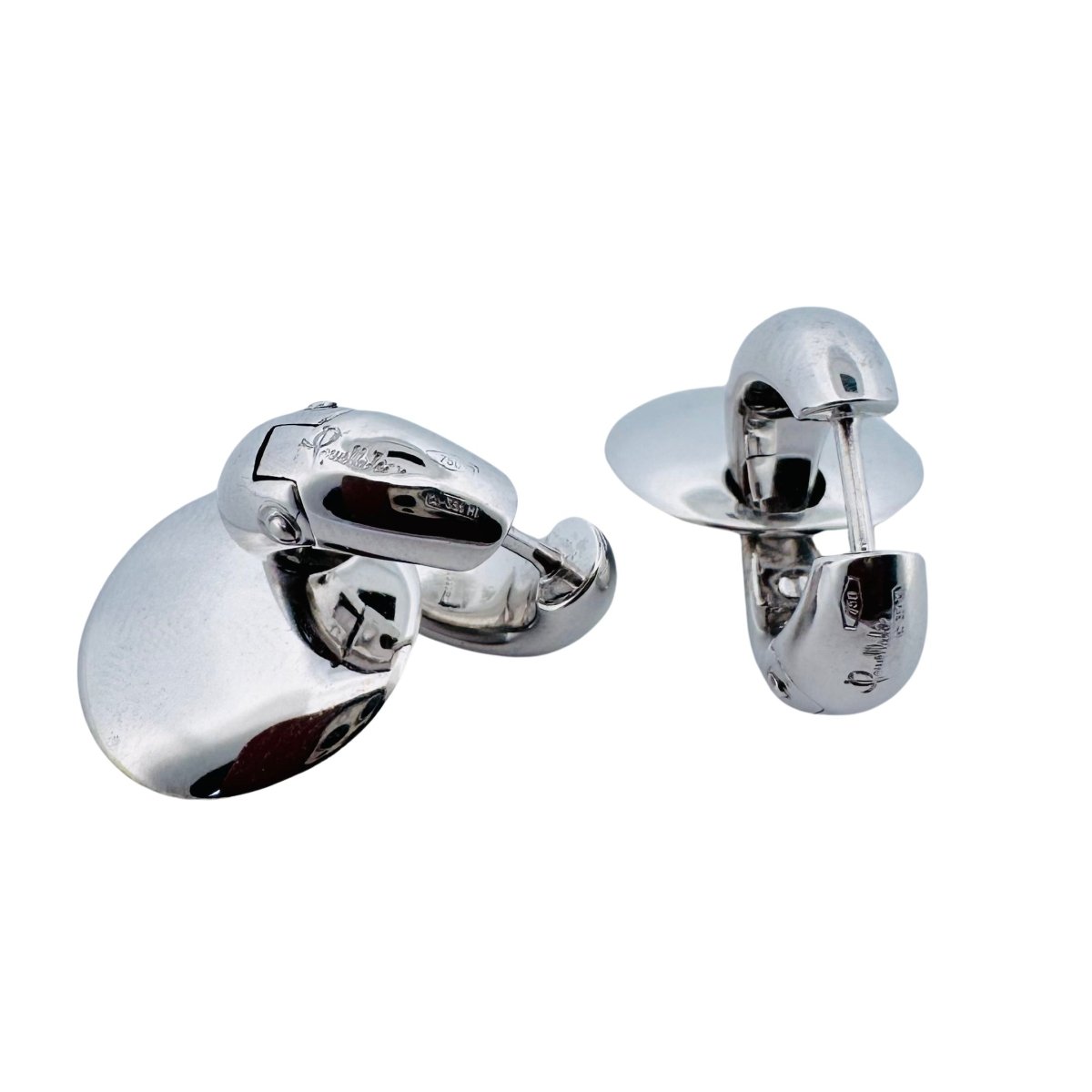 Boucles d'oreilles POMELLATO en or blanc