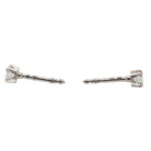 Boucles d'oreilles Puces MAUBOUSSIN en or blanc et diamants - Castafiore