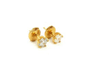 Boucles d'oreilles Puces Or jaune Diamant - Castafiore